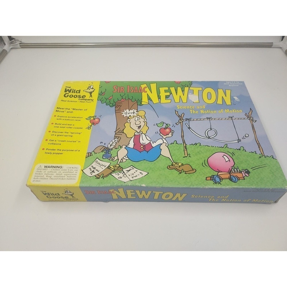 Sir Isaac Newton Science & The Notion Of Motion The Wild Goose Company Kid Game